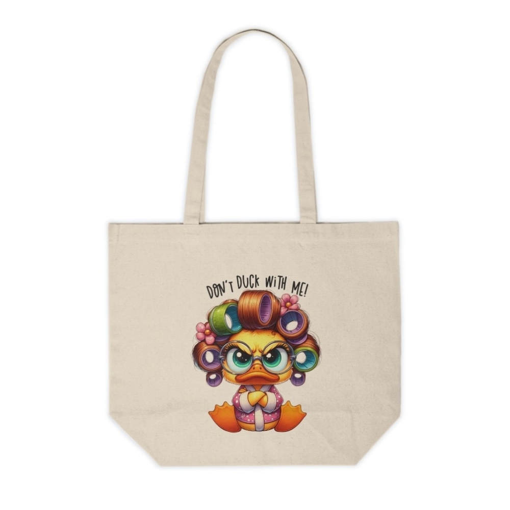 Funny Don't Duck With Me Custom Tote Bag